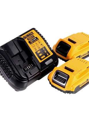 DeWalt DCF 888 D2 Akku Schlagschrauber 18V 205Nm Brushless + 2x Akku 2,0Ah + Ladegerät + TSTAK