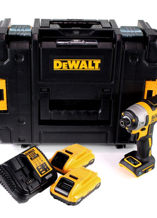 Clé à chocs sans fil DeWalt DCF 888 L2 18V 205Nm sans balais + 2x batterie 3,0Ah + chargeur + TSTAK