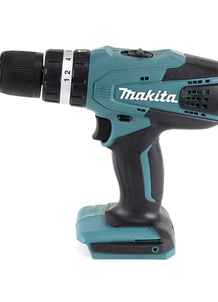 Makita HP 457 DWEX4 Akku Schlagbohrschrauber 18V 42Nm G-Serie + 2x Akku 1,5Ah + Ladegerät + 70 tlg. Bit Bohrer Set + Koffer