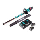 Makita DUH 751 PTE  Akku Heckenschere 18V 75 cm Brushless + 2x Akku 5,0Ah + Doppelladegerät