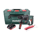 Metabo KHA 18 LTX Akku Kombihammer 18V 2,2J SDS Plus + 1x Akku 4,0 Ah + metaBOX - ohne Ladegerät