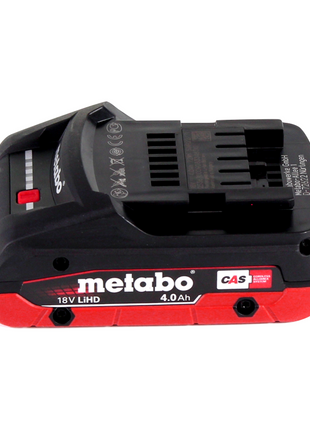 Metabo KHA 18 LTX Akku Kombihammer 18V 2,2J SDS Plus + 1x Akku 4,0 Ah + metaBOX - ohne Ladegerät