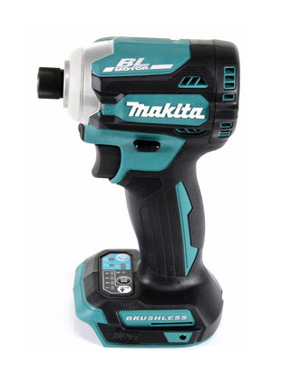 Makita DTD 171 SFX4 Akku Schlagschrauber 18 V 180 Nm 1/4" Brushless + 1x Akku 3,0 Ah + Ladegerät + 70 tlg. Bit Bohrer Set + Koffer