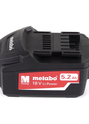 Metabo KS 18 LTX 57 Akumulatorowa pilarka tarczowa 18V 165x20mm + 1x akumulator 5,2Ah + MetaLoc - bez ładowarki