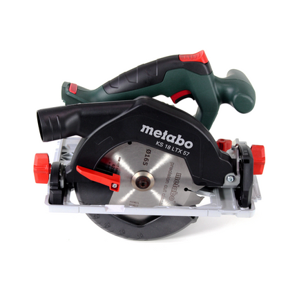 Metabo KS 18 LTX 57 Akumulatorowa pilarka tarczowa 18V 165x20mm + 1x akumulator 5,2 Ah + ładowarka + MetaLoc