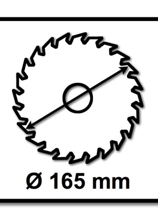 Makita CCXF16556EL SPECIALIZED EFFICUT Sägeblatt 165 x 20 x 1,45 mm ( B-57320 ) 56 Zähne für Holz, Laminat und Kunststoff