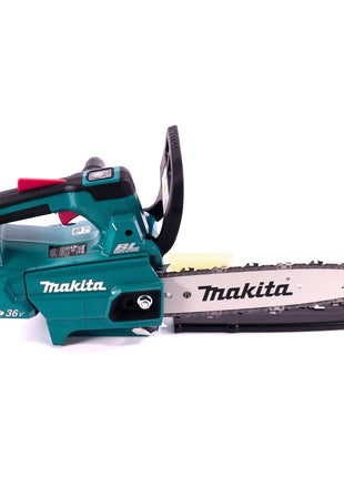 Motosierra a batería Makita DUC 256 Z 36 V (2x 18 V) sin escobillas 25 cm solo - sin batería, sin cargador