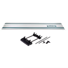 Adapter szyny prowadzącej Makita do routerów ( 194579-2 ) + szyna prowadząca 1000mm ( 199140-0 )