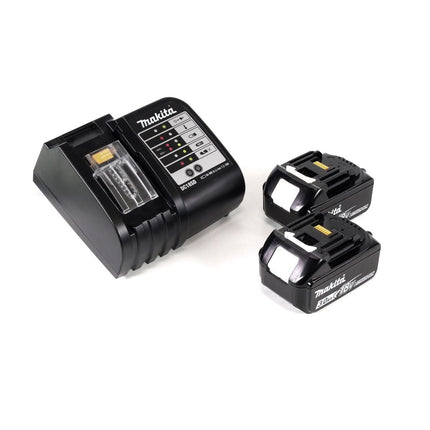 Akumulatorowa frezarka wielofunkcyjna Makita DRT 50 SF 18V bezszczotkowa + 2x akumulator 3.0Ah + ładowarka + adapter szyny prowadzącej + szyna prowadząca 1000mm