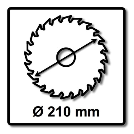 Festool 3x Piła tarczowa Panther PW16 drewno 210 x 2,6 x 30 mm 210 mm 16 zębów ( 3x 493196 ) TS