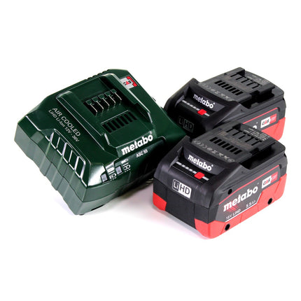 Metabo Akku Säbelsäge ASE 18 LTX + 2x Akku 5,5Ah + Ladegerät + Koffer ( 602269660 )