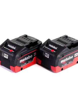 Metabo Akku Basis Set 18V mit 2x Akku LiHD 8,0Ah ( 625369000 ) - Toolbrothers