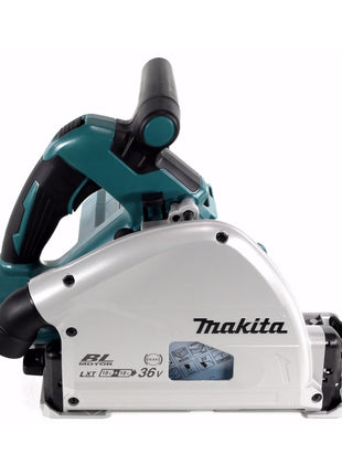 Makita DSP 600 ZJ Akku Tauchsäge 36V (2x 18V) Brushless + Führungsschiene + Schraubzwingen + Parallelanschlag ( 165447-6 ) + Makpac - ohne Akku, ohne Ladegerät