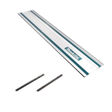 Akumulatorowa zagłębiarka Makita DSP 600 STJ 36V (2x 18V) bezszczotkowa + 2x szyna prowadząca + prowadnica wzdłużna + zaciski śrubowe + złącze szyny prowadzącej + 2x akumulator 5.0Ah + ładowarka + Makpac