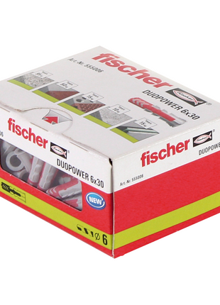 Fischer Spreizdübel DUOPOWER 6x30mm 100 Stk. ( 555006 )