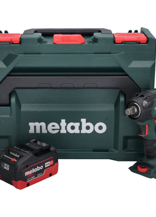 Metabo SSW 18 LTX 300 BL Atornillador de impacto a batería 18 V 300 Nm 1/2" sin escobillas + 1x batería 8,0 Ah + metaBOX - sin cargador