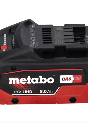 Metabo SSW 18 LTX 300 BL Atornillador de impacto a batería 18 V 300 Nm 1/2" sin escobillas + 1x batería 8,0 Ah + metaBOX - sin cargador