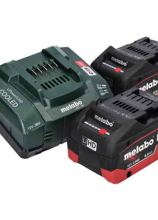 Metabo SSW 18 LTX 300 BL akumulatorowy klucz udarowy 18 V 300 Nm 1/2" bezszczotkowy + 2x akumulator 8,0 Ah + ładowarka + metaBOX