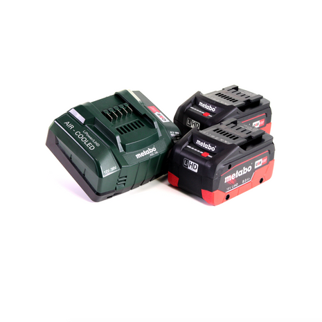 Metabo LiHD 2x Akkupack 18V 8,0Ah ( 625369000 ) + Metabo Ladegerät ASC 145  ( 627378000 ) - Toolbrothers