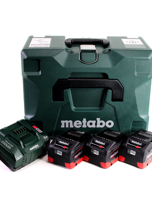 Metabo Basis Set LIHD + 3x Akku 8,0 Ah + 1x Ladegerät + Metaloc