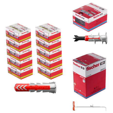 Fischer Profibox DUO-Line mit 1000 Stk. DUOPOWER 6x30mm + 50 Stk. DUOTEC 10 + 50 Stk. DUOBLADE ( 553667 )