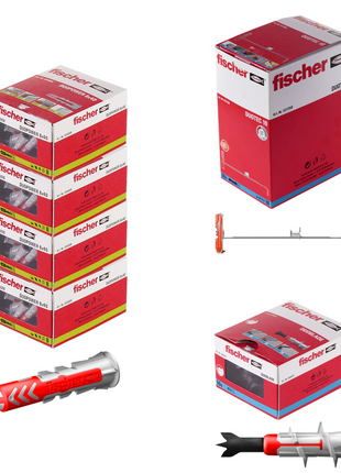 Fischer Profibox DUO-Line mit 400 Stk.DUOPOWER 8x40mm + 50 Stk. DUOTEC 10 + 50 Stk. DUOBLADE ( 553668 )