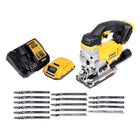 DeWalt DCS 331 D1 Akku Stichsäge 18V + 1x Akku 2,0Ah + Ladegerät + 15x Stichsägeblatt