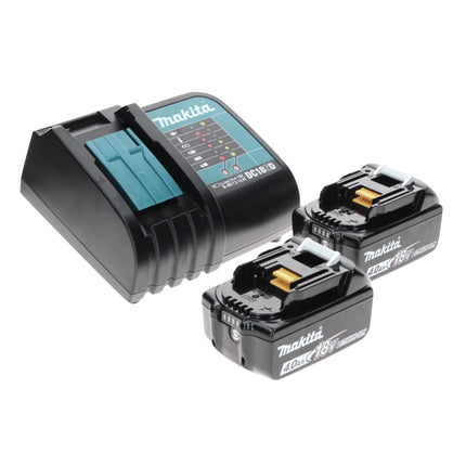 Makita DCL 181 FRM W Akku Staubsauger 18 V Weiß + 2x Akku 4,0 Ah + Ladegerät - Toolbrothers