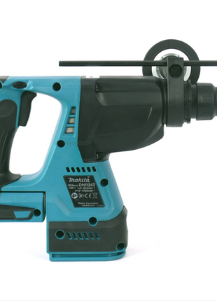 Taladro percutor a batería Makita DHR 242 RMJ 18V 2.0J SDS-plus sin escobillas + 2x batería 4.0Ah + cargador + Makpac