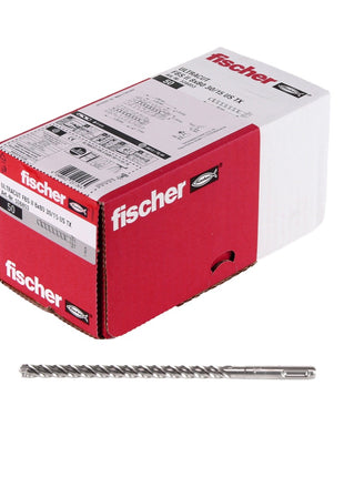 Fischer ULTRACUT FBS II Betonschraube 8x80mm 30/15 50 Stk. Sechskantkopf SW13 U-Scheibe TX40 galvanisch verzinkt ( 536853 ) + Stahl Beton Bohrer SDS-Plus 10x215 ( B-58213 )