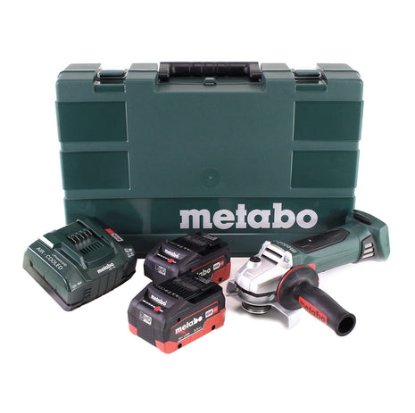 Metabo W 18 LTX 125 Quick Winkelschleifer 18V 125mm + 2x Akku 5,5Ah + Ladegerät + Koffer