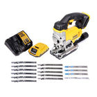 DeWalt DCS 331 D1 Akku Stichsäge 18V + 1x Akku 2,0Ah + Ladegerät + 15x Stichsägeblatt