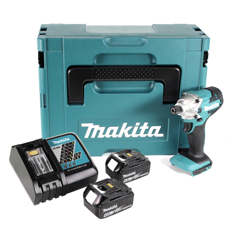 Makita DTD 156 RMJ Akku Schlagschrauber 18V 155Nm + 2x Akku 4,0Ah + Ladegerät + Makpac - Toolbrothers