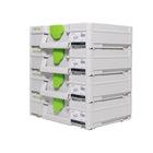 Festool Systainer Set 4x SYS3 M 112 ( 4x 204840 ) 7,7 Liter 396x296x112mm Werkzeugkoffer koppelbar - Toolbrothers