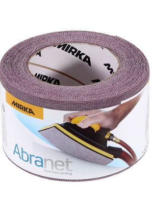 Mirka ABRANET Rouleau de papier abrasif 75 mm x 10 m P320 Klett (545BI001323R)