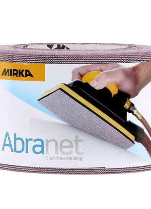 Mirka ABRANET Rouleau d'Abrasif  Velcro 75 mm x 10 m P400 (545BI001413R)