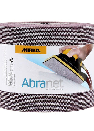 Mirka ABRANET Schleifpapier Rolle 115mm x 10m P80 Schleifrolle Klett ( 545BY001803R )