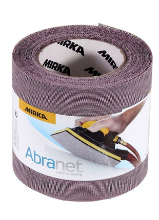 Rollo de papel de lija Mirka ABRANET 115mm x 10m P320 rollo de lija Velcro (545BY001323R)