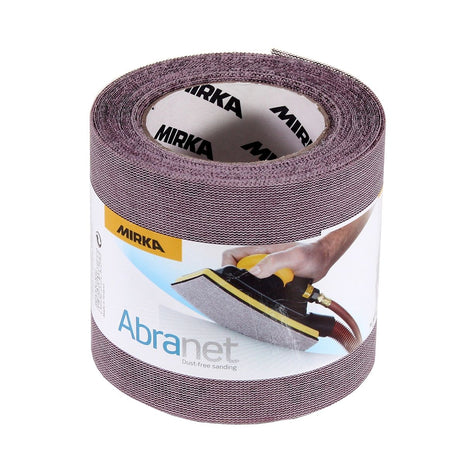 Rollo de papel de lija Mirka ABRANET 115mm x 10m P320 rollo de lija Velcro (545BY001323R)