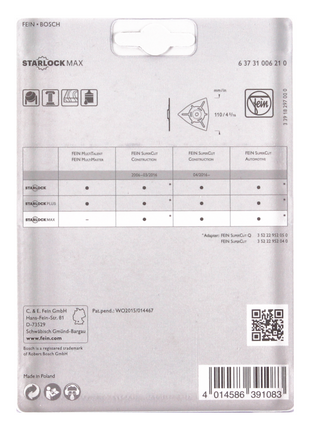 Fein Raspel Hartmetall Starlock Max 130mm ( 63731006210 )