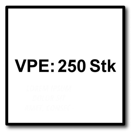 Makita 5x papier ścierny Klett 125mm K80 250 szt. ( 5x P-43642 ) do DBO BO DCW DWE GEX PEX SXE BOS