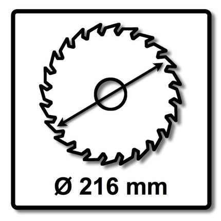 Festool 5x piła tarczowa z drobnymi zębami HW 216 x 2,3 x 30 mm W60 216 mm 60 zębów ( 5x 500125 )