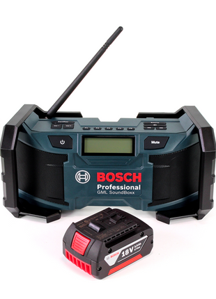 Bosch GML SoundBoxx Baustellenradio 14,4-18V + 1x Akku 3,0Ah - ohne Ladegerät