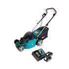 Makita DLM 380 RF2 Akku Rasenmäher 36V ( 2x18V ) 38cm + 2x Akku 3,0 Ah + Ladegerät