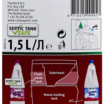 THETFORD 2x 1,5l Sanitär Bio Toiletten Flüssigkeit Reinigungs Set ( 30397CN )