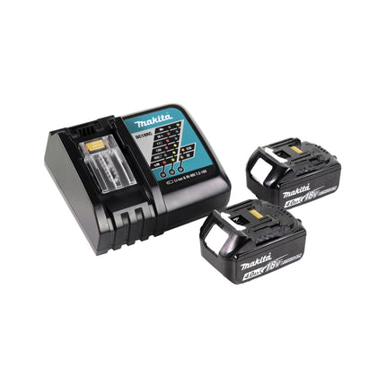 Makita DUB 362 RM akumulatorowa dmuchawa do liści 2x18V + 2x akumulator 4.0Ah + ładowarka