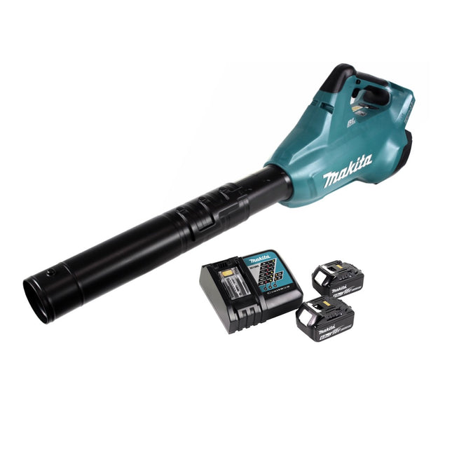 Makita DUB 362 RG akumulatorowa dmuchawa do liści 2x18V + 2x akumulator 6.0Ah + ładowarka