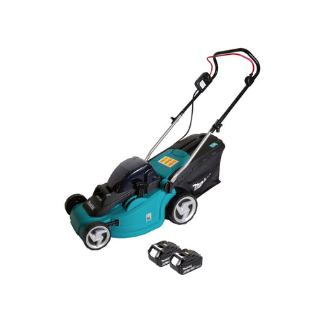 Makita DLM 380 G2 Akku Rasenmäher 36V ( 2x18V ) 38cm + 2x Akku 6,0Ah - ohne Ladegerät