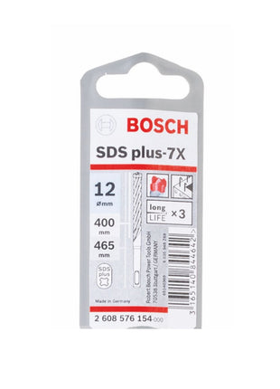 Bosch Hammerbohrer SDS-plus 7X Bohrer 12x400x465mm Carbide ( 2608576154 ) PGM zertifiziert