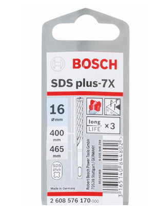 Bosch Hammerbohrer SDS-plus 7X Bohrer 16x400x465mm Carbide ( 2608576170 ) PGM zertifiziert